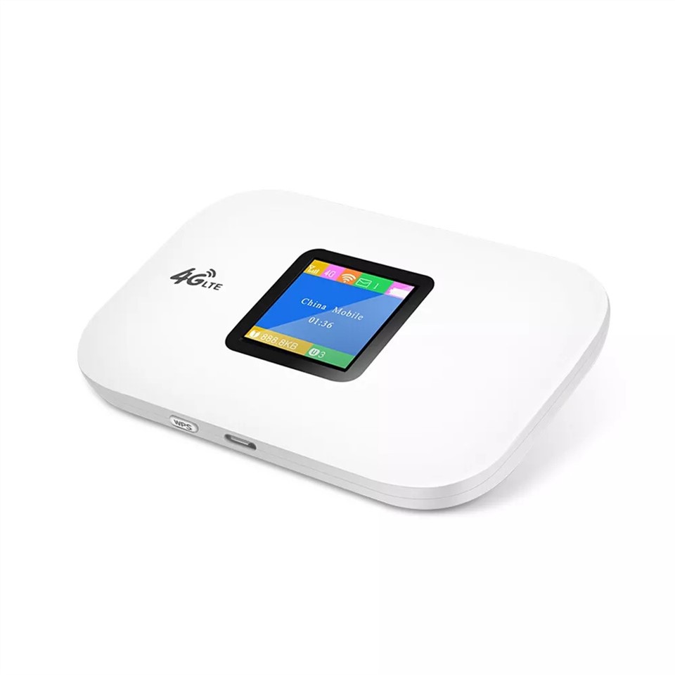 LCD-skærm 4G LTE Hotspot Cellular Router